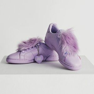 Limited Edition Reebok Purple Fur Sneakers